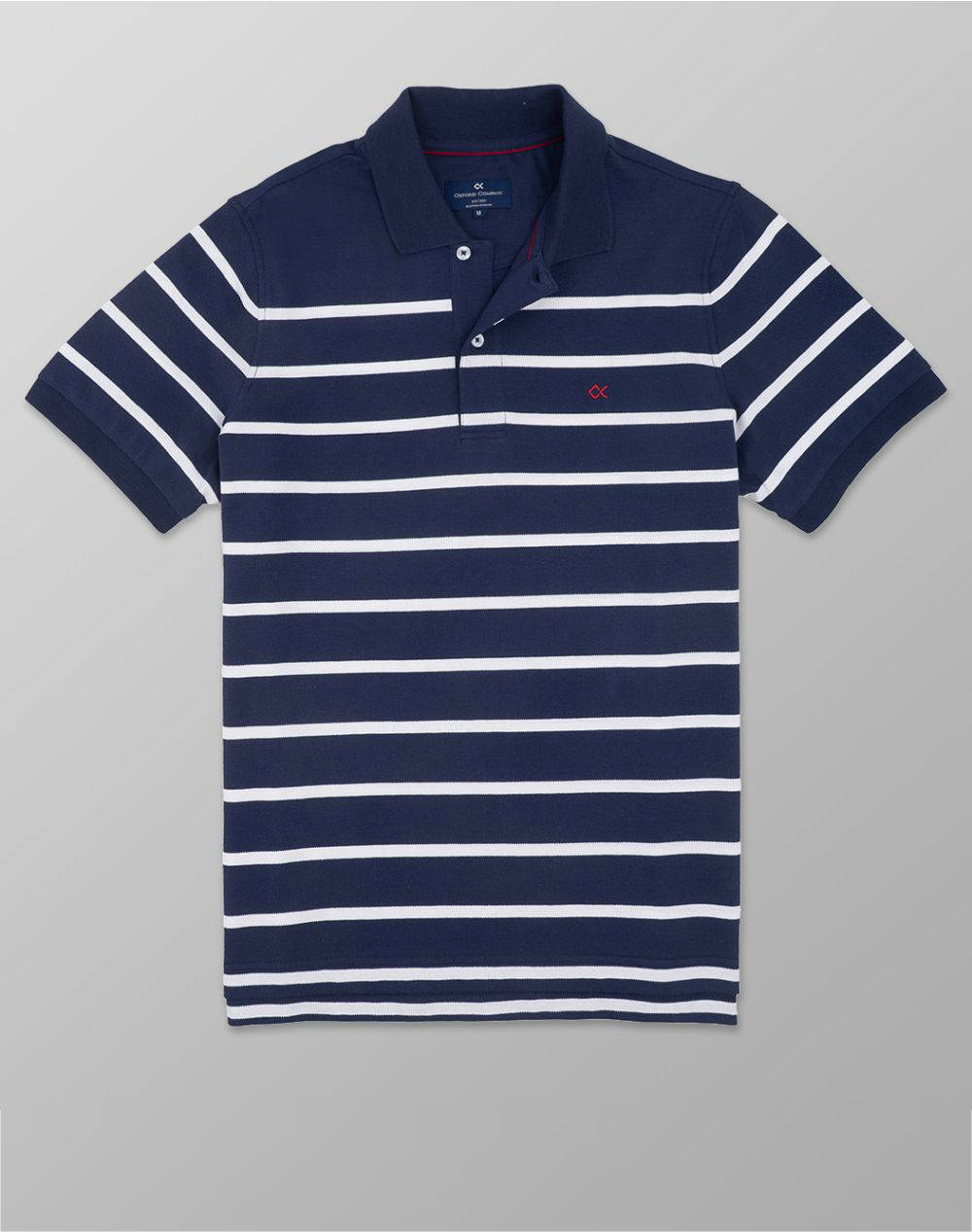 Oxford Company Polo Ss T Shirt Men Clothes T Shirts & Sweatshirts Polo Multi Cotton P422 Px00.01 01 Male Polo