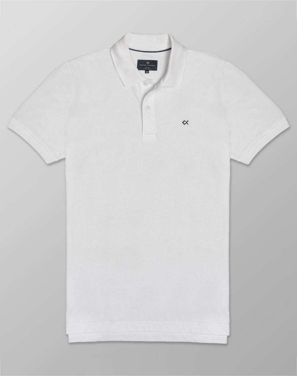 Oxford Company Polo Ss Men Clothes T Shirts & Sweatshirts Polo White Cotton P410 Px00.01 01 Male Polo