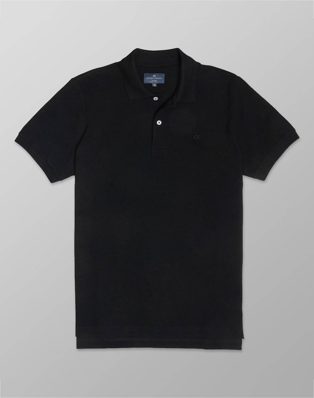 Oxford Company Polo Ss Men Clothes T Shirts & Sweatshirts Polo Black Cotton P410 Px00.18 18 Male Polo Black
