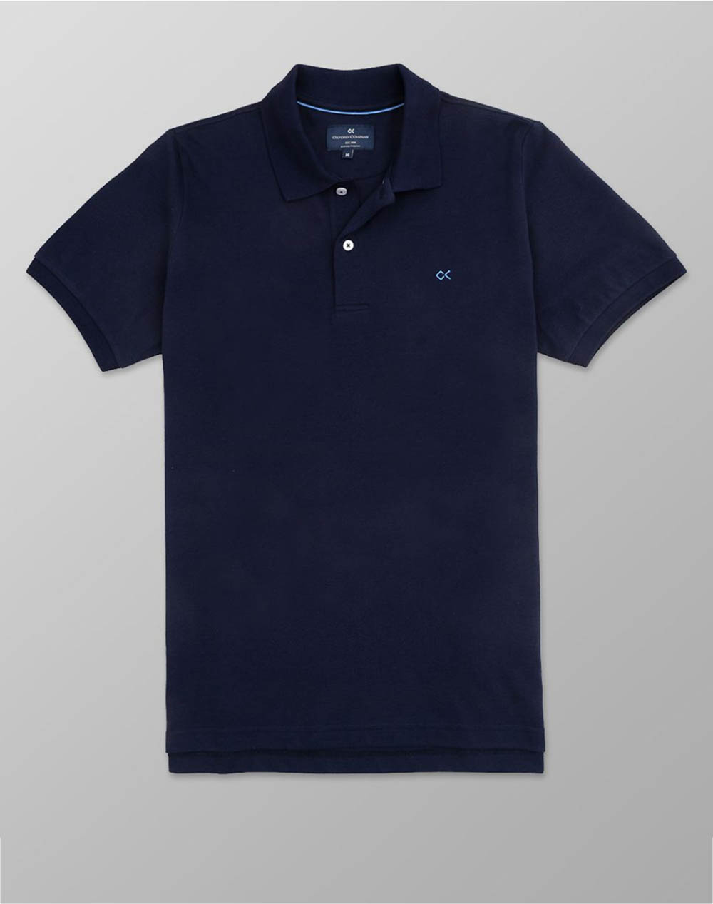 Oxford Company Polo Ss T Shirt Men Clothes T Shirts & Sweatshirts Polo Darkblue Cotton P410 Px00.17 17 Male Polo Blue