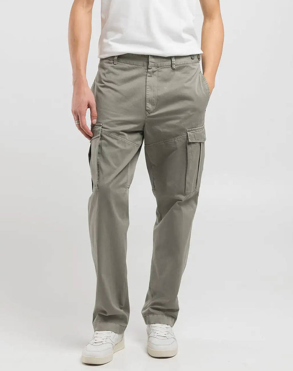 Replay Pants Men Clothes Trousers Cargo Gray Cotton M9019 .000.84762G 705 Male Cargo