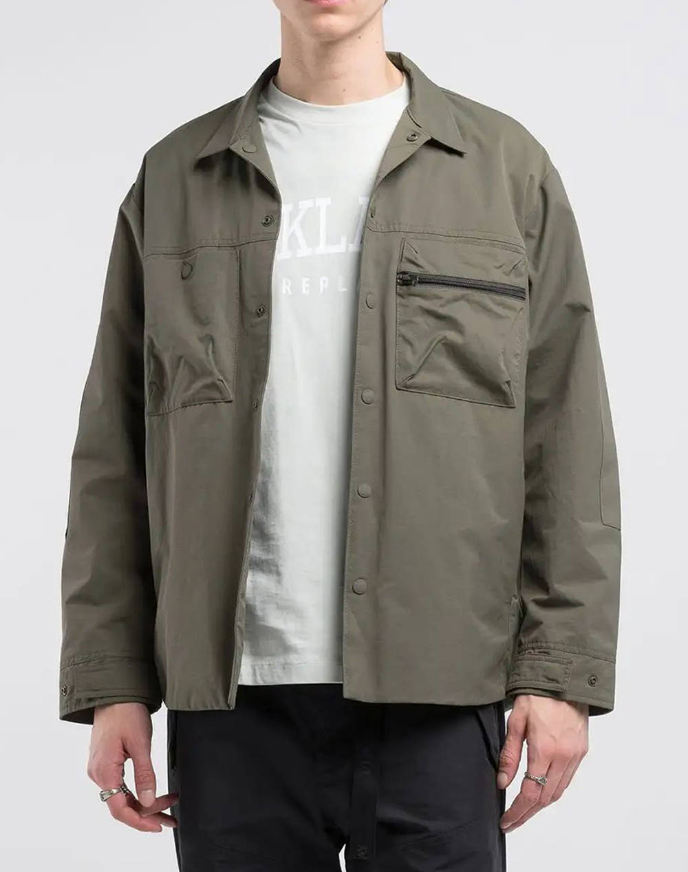 Replay Jacket Men Clothes Outerwear Jackets Armygreen Cotton,Synthetic M8447 .000.85114 810 Male Jackets Green Army Green