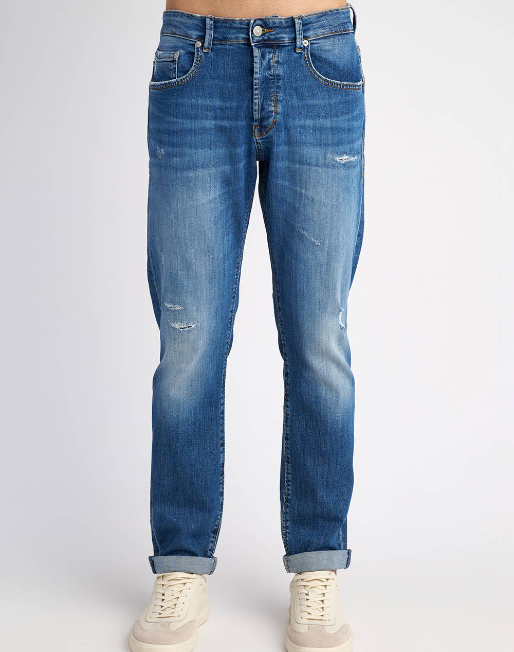 Staff Simon Man Pant Men Clothes Trousers Jeans Denimblue Cotton,Elastic 5 829.761.S2.053 .00 Male Jeans Blue