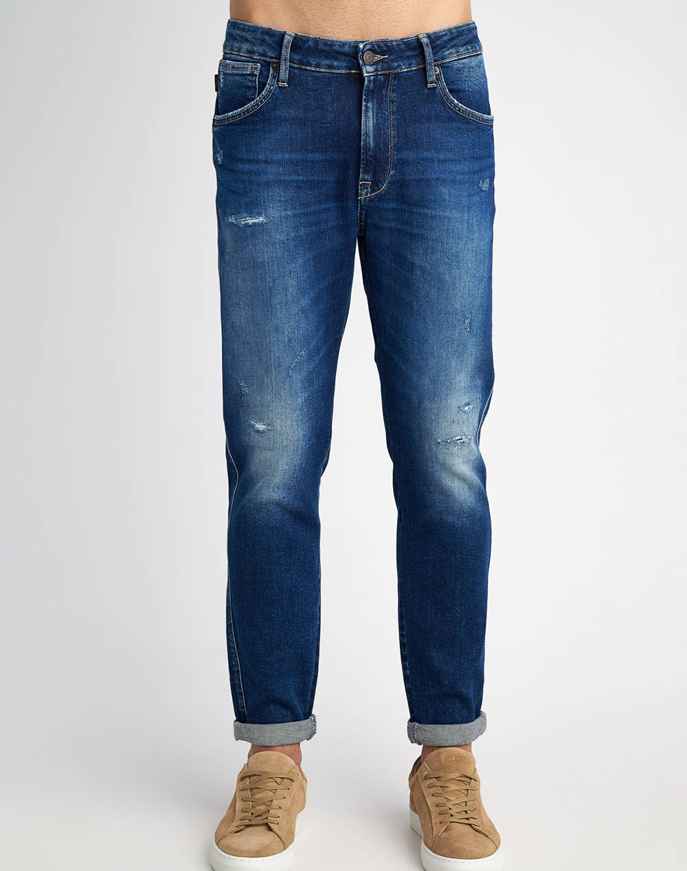 Staff Sapphire Man Pant Men Clothes Trousers Jeans Denimdarkblue Cotton,Elastic 5 815.010.S1.053 .00 Male Jeans Blue