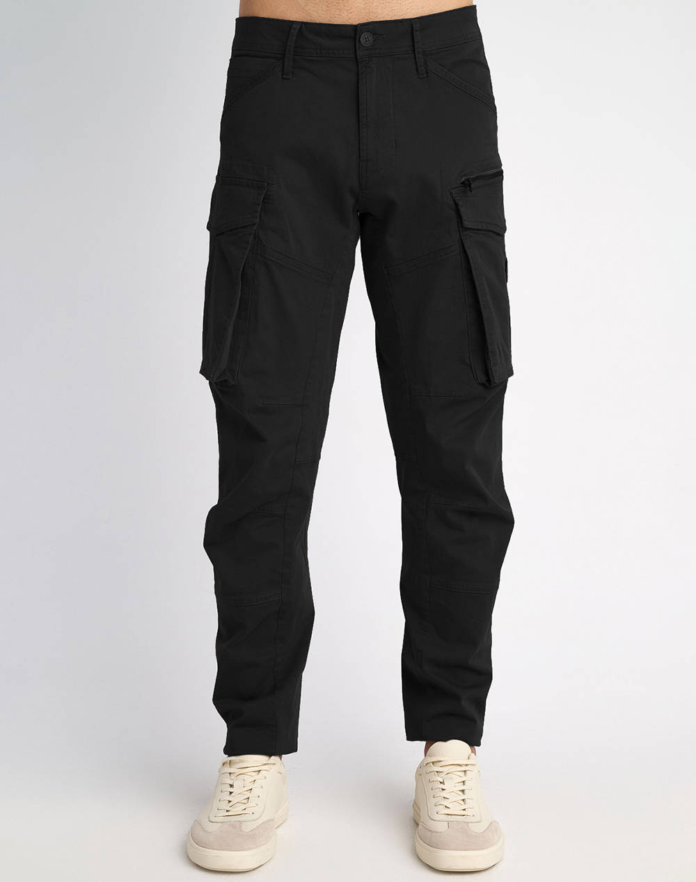 Staff Lucas Man Cargo Pant Men Clothes Trousers Cargo Black Cotton,Elastic 5 839.247.9.053 Ν0090 Male Cargo Black