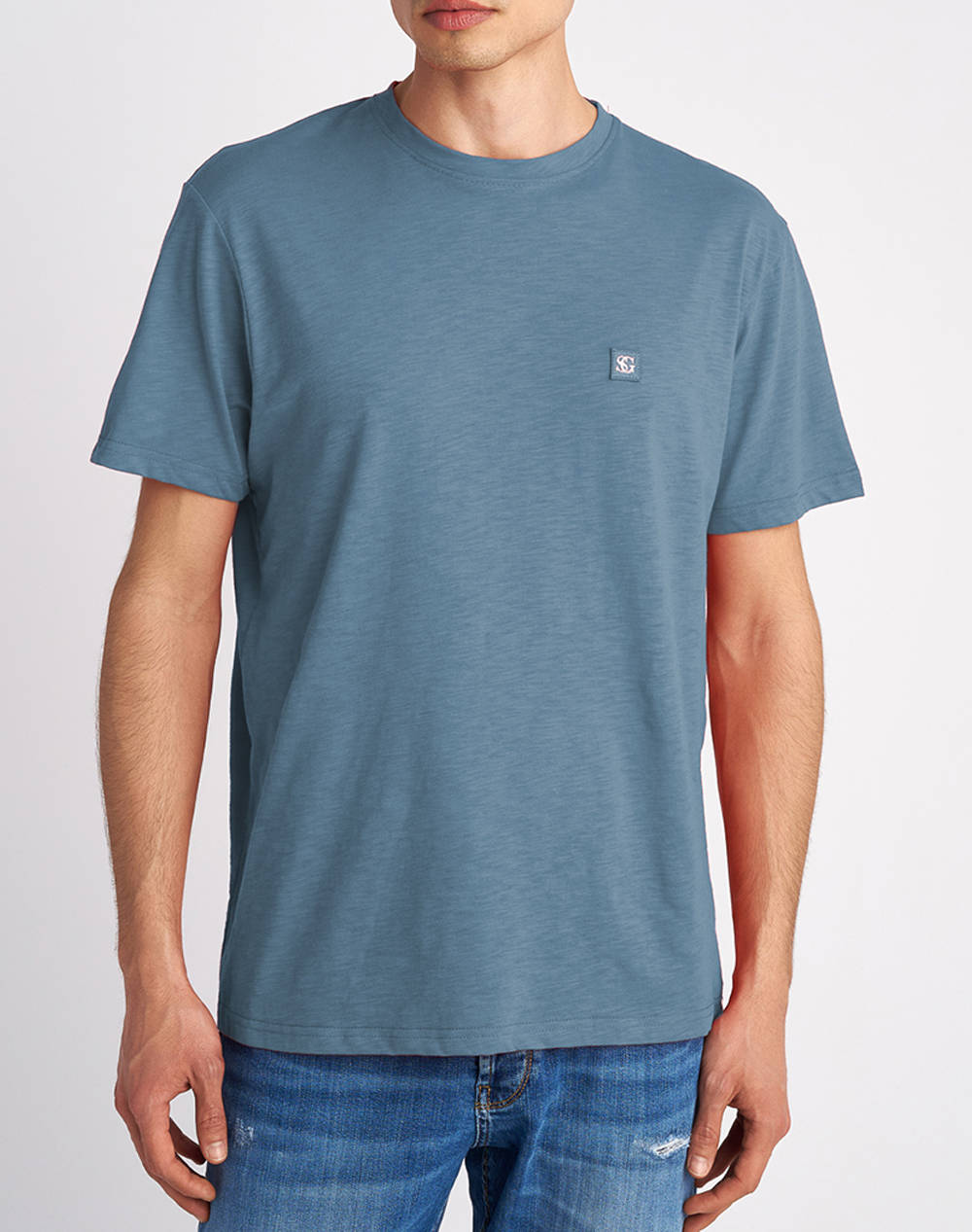 Staff Men''S T Shirt Ikaros Men Clothes T Shirts & Sweatshirts T Shirts Petrol Cotton 64 018.053 Ν0193 Male T-Shirts