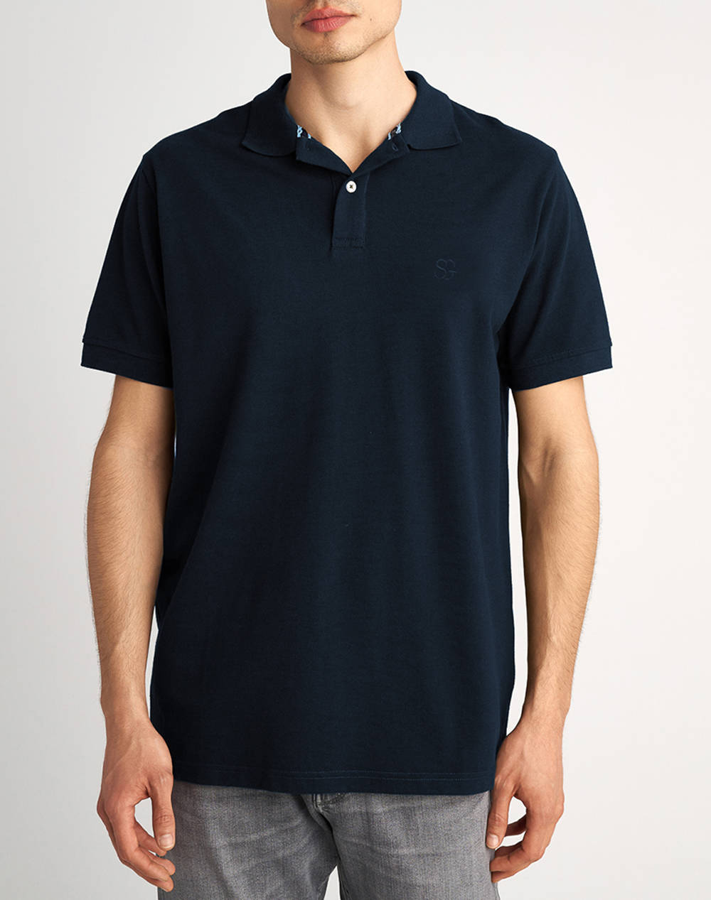 Staff Man Thomas Polo Shirt Men Clothes T Shirts & Sweatshirts Polo Darkblue Cotton 64 401.053 Ν0045 Male Polo Blue