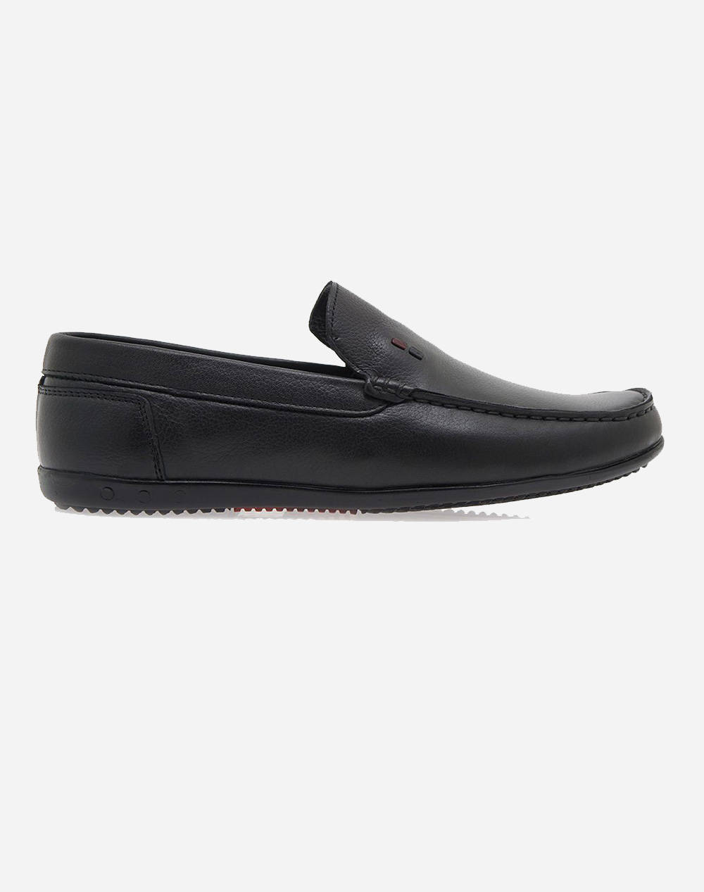 Jk London Loafers Men Footwear Moccasins Black Leather U528B5021002 002 Male Moccasins Black