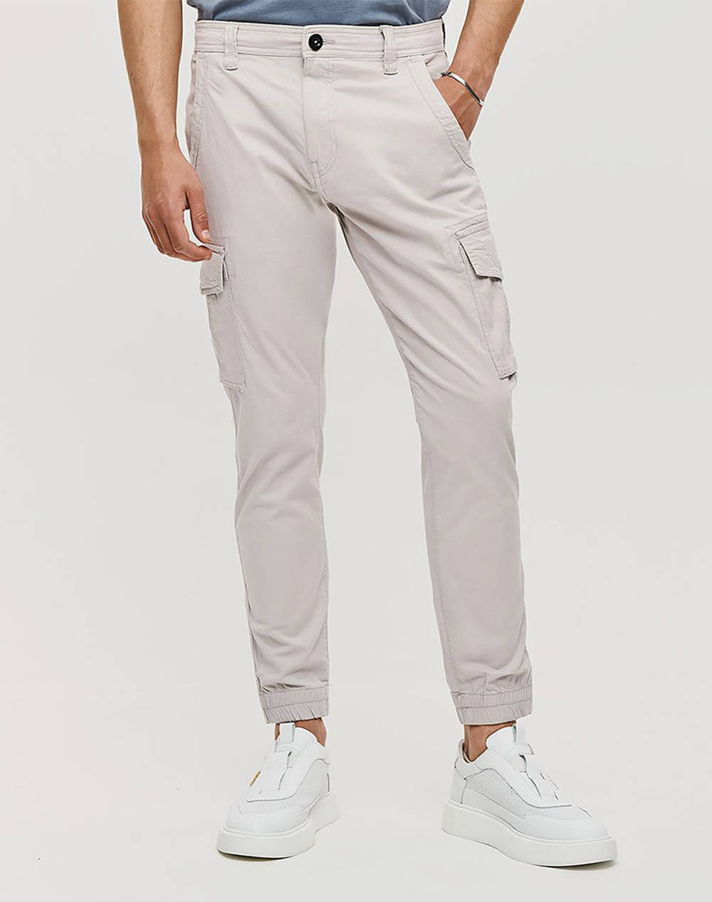 Brokers Men''S Cargo Pants Men Clothes Trousers Cargo Offwhite Cotton,Elastic 25014562451 2 Male Cargo
