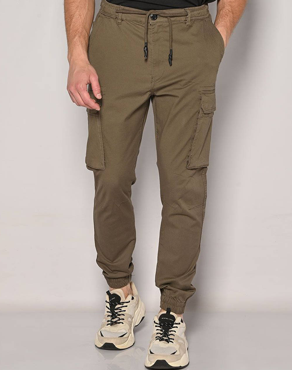Brokers Men''S Cargo Pants Men Clothes Trousers Cargo Khaki Cotton,Elastic 24014551451 62 Male Cargo Khaki