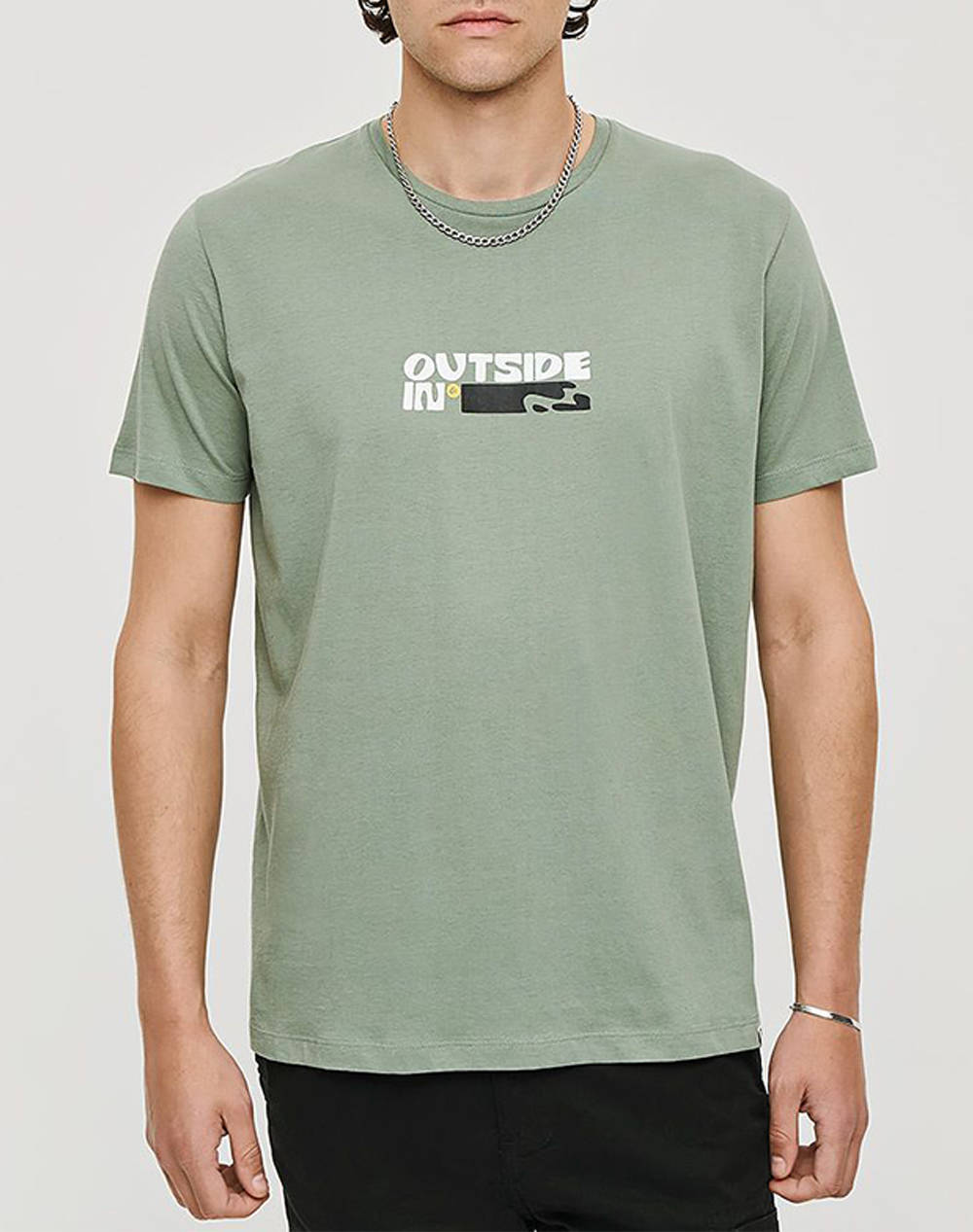 Brokers Men''S T Shirt Men Clothes T Shirts & Sweatshirts T Shirts Mintgreen Cotton 25017105751 57 Male T-Shirts Green
