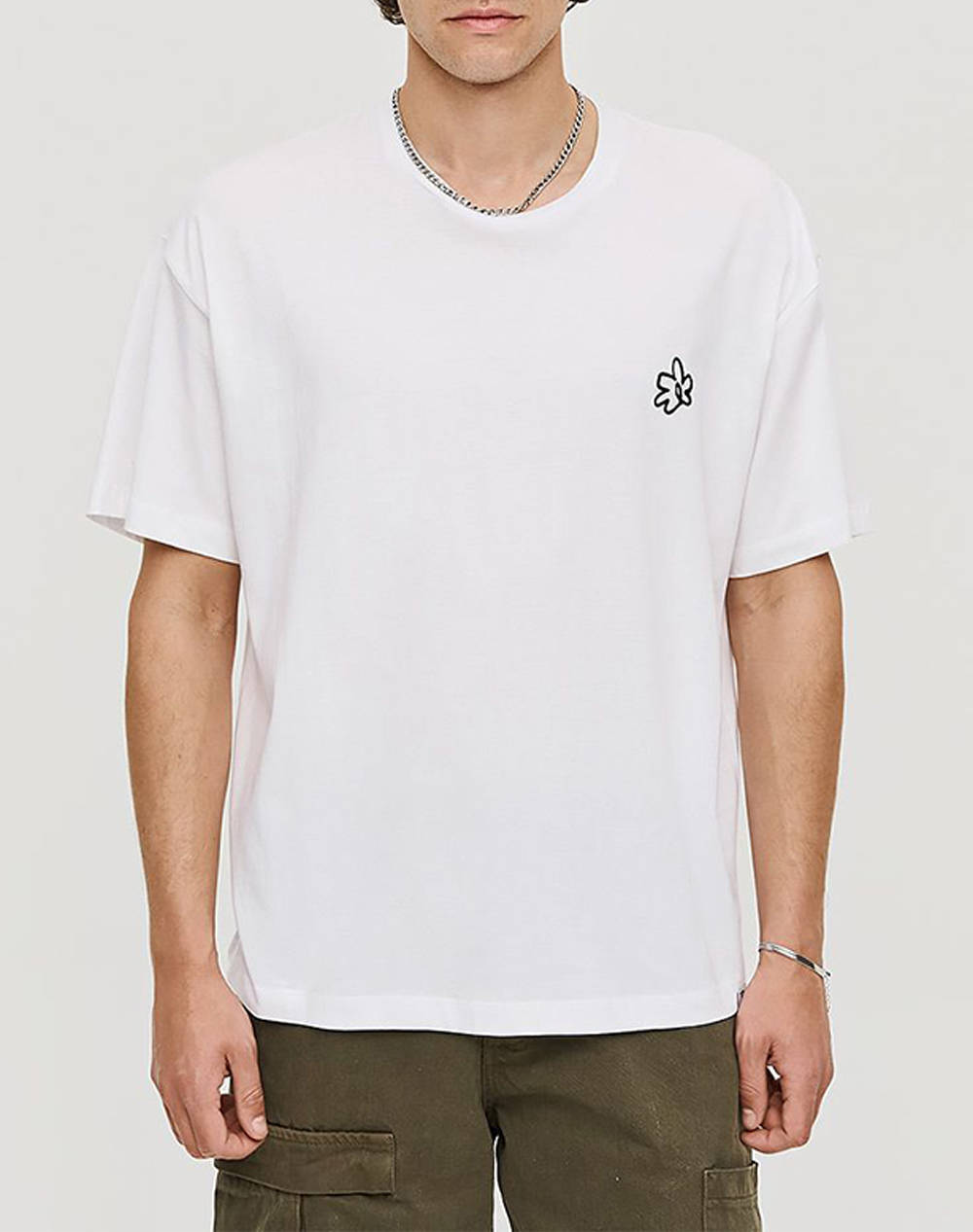 Brokers Men''S T Shirt Men Clothes T Shirts & Sweatshirts T Shirts White Cotton 25017209751 1 Male T-Shirts