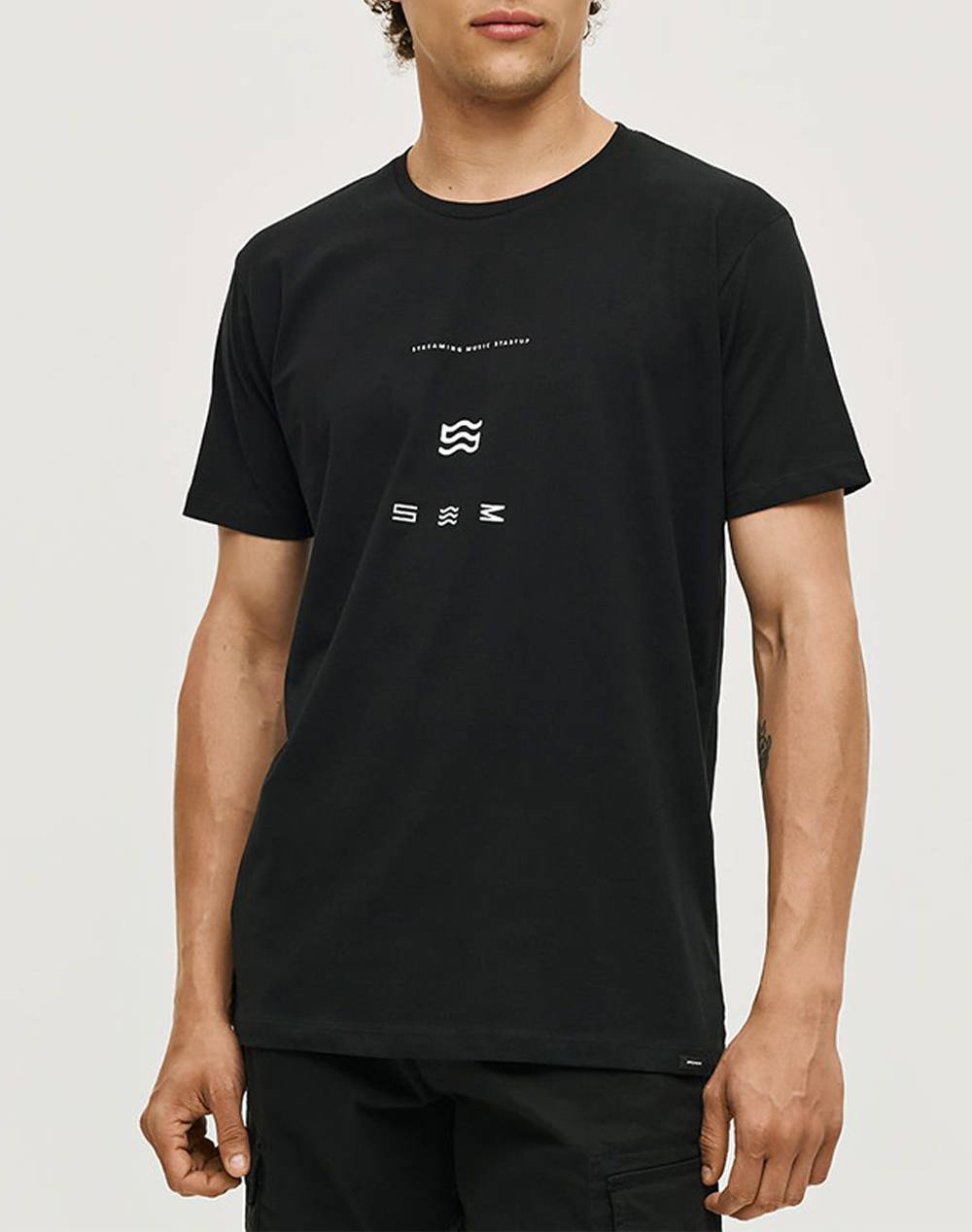 Brokers Men''S T Shirt Men Clothes T Shirts & Sweatshirts T Shirts Black Cotton 25017103751 80 Male T-Shirts Black