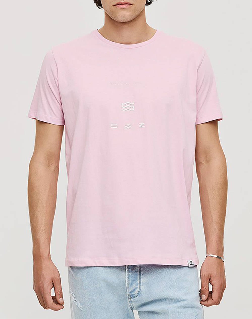 Brokers Men''S T Shirt Men Clothes T Shirts & Sweatshirts T Shirts Pink Cotton 25017103751 25 Male T-Shirts