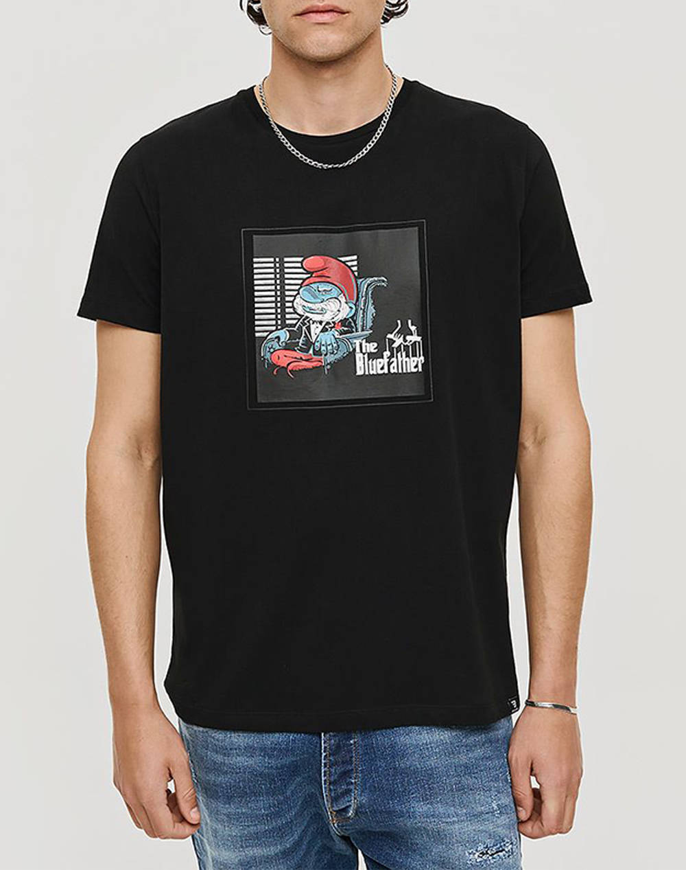 Brokers Men''S T Shirt Men Clothes T Shirts & Sweatshirts T Shirts Black Cotton 25017108751 80 Male T-Shirts Black
