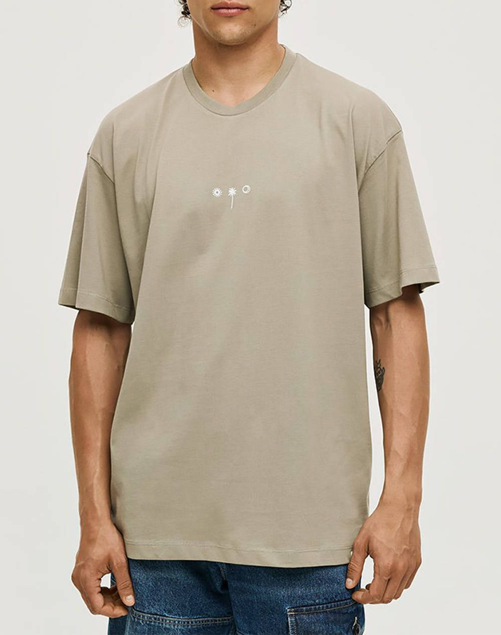 Brokers Men''S T Shirt Men Clothes T Shirts & Sweatshirts T Shirts Khaki Cotton 25017211751 62 Male T-Shirts Khaki