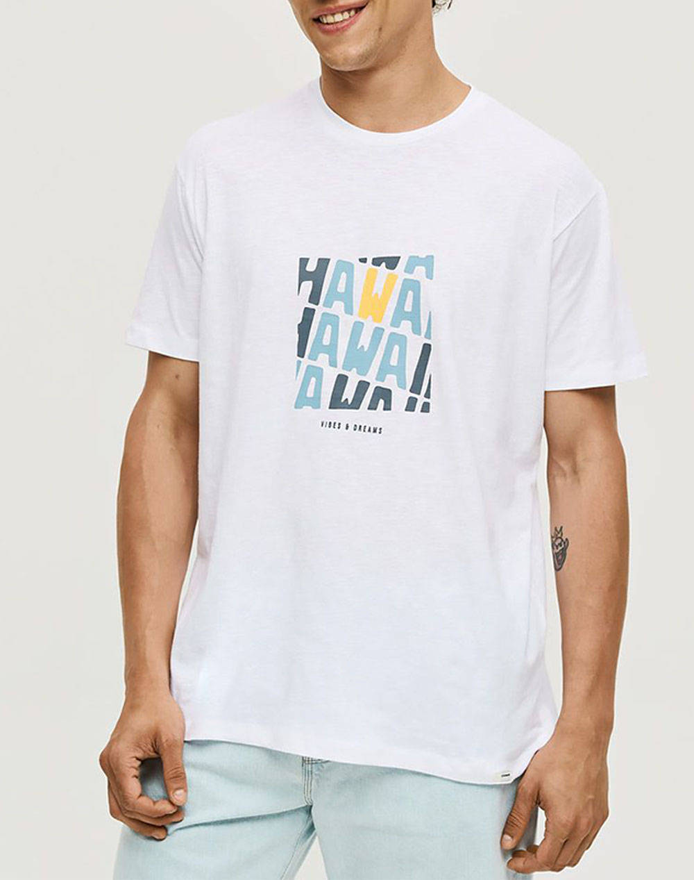 Brokers Men''S T Shirt Men Clothes T Shirts & Sweatshirts T Shirts White Cotton 25027174754 1 Male T-Shirts