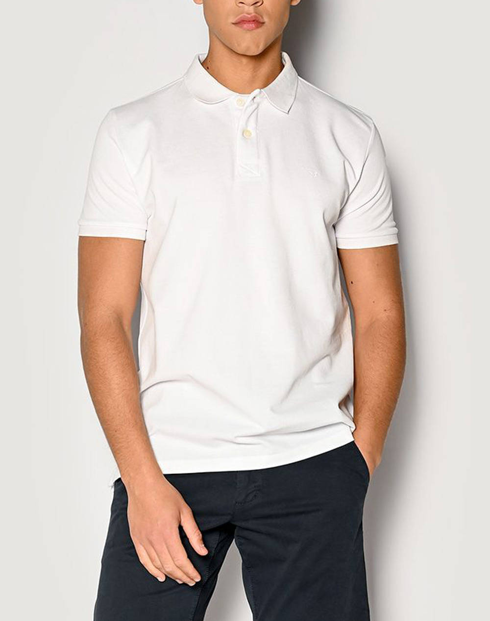 Brokers Men''S Polo Men Clothes T Shirts & Sweatshirts Polo White Cotton 2301780106 1 Male Polo