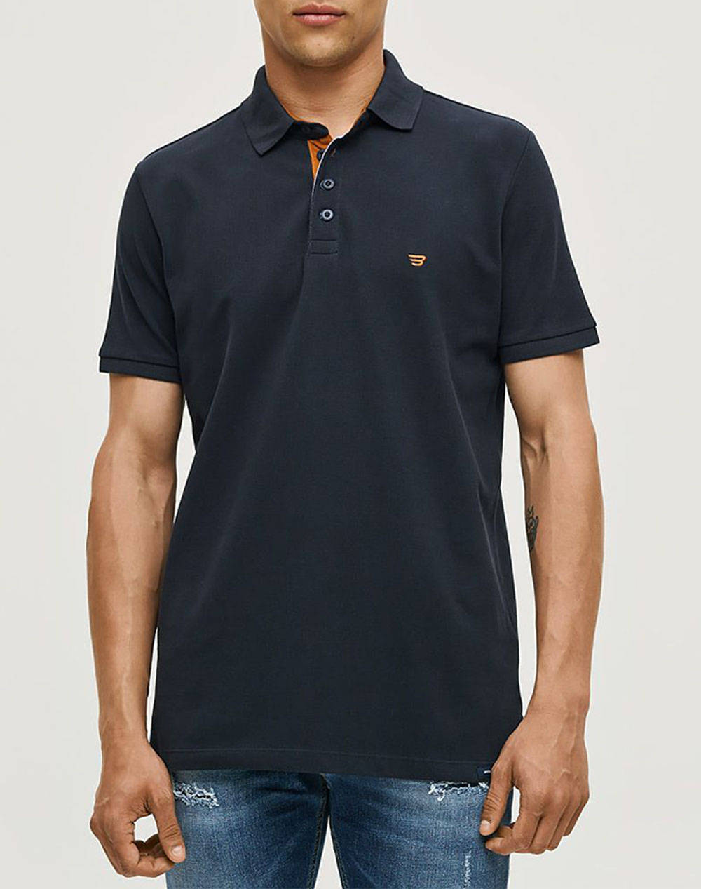 Brokers Men''S Polo Men Clothes T Shirts & Sweatshirts Polo Indigo Cotton 25017806756 77 Male Polo