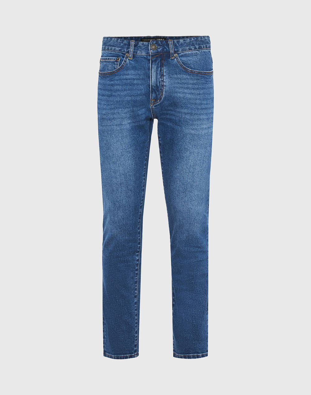 Funky Buddha Men''S Tapered Fit Jeans Men Clothes Trousers Jeans Midnightblue Cotton,Elastic,Synthetic Fbm011 070 02 Md Blue Male Jeans Blue