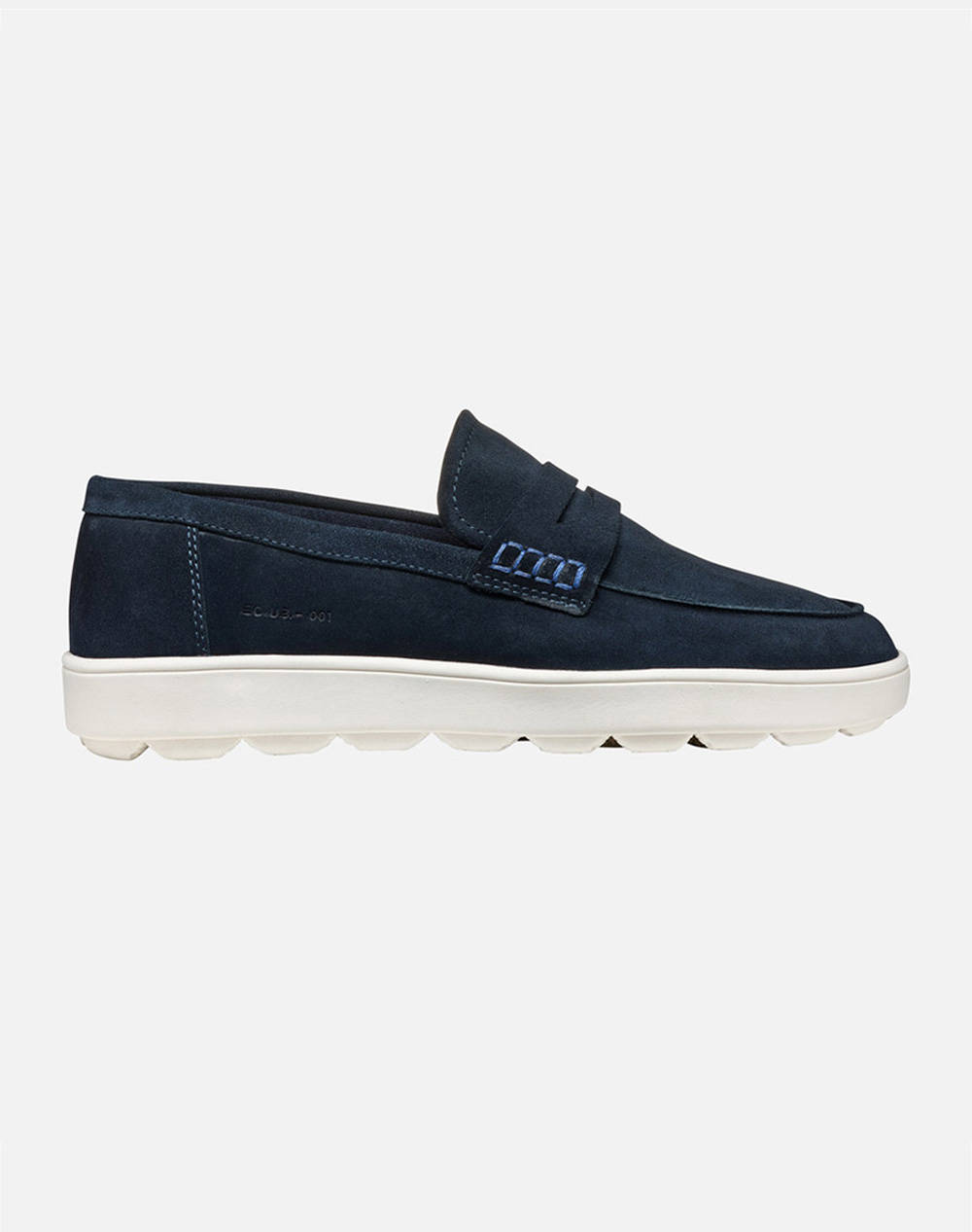 Geox U Spherica Ecub 1 D Suede Men Footwear Moccasins Navyblue Suede U55Gpd00022C4002 C4002 Male Moccasins Blue