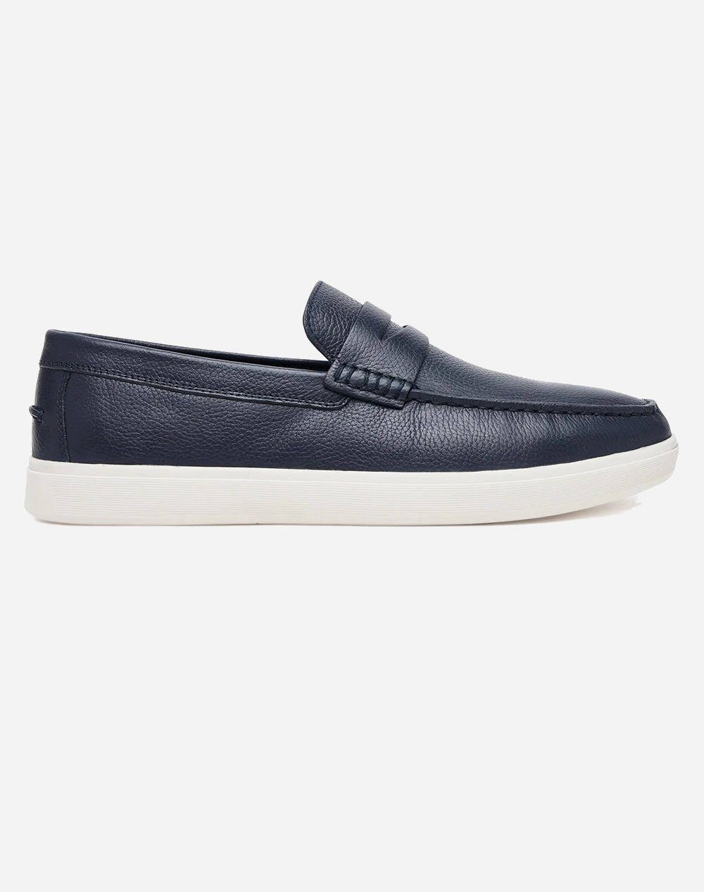 Geox U Avola A Tumb.Lea Men Footwear Moccasins Navyblue Leather U55Gsa00046C4021 C4021 Male Moccasins Blue