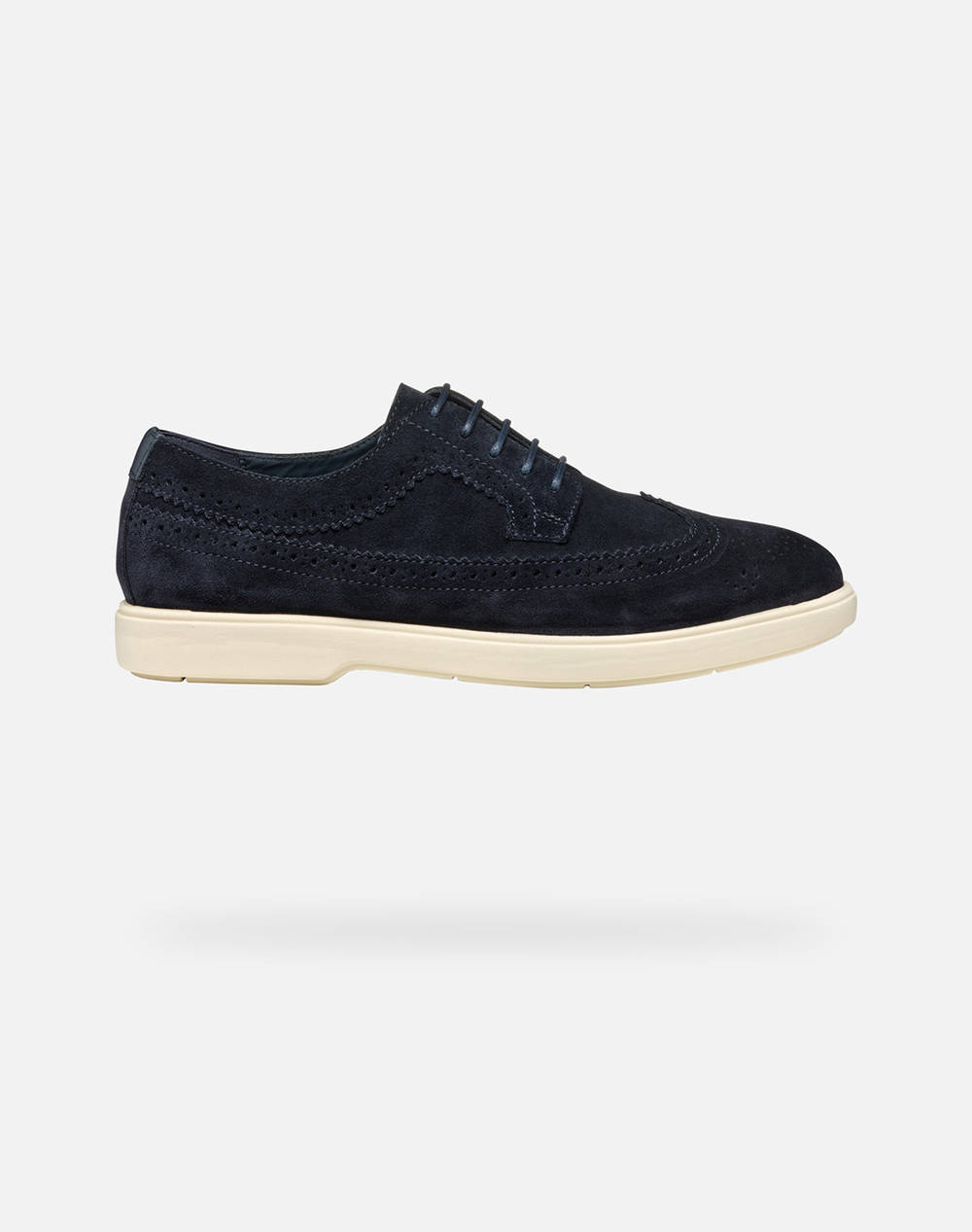 Geox U Spherica Ec17 E – Suede Men Footwear Oxfords Darkblue Leather,Suede U55Lae00022C4021 C4021 Male Oxfords Blue