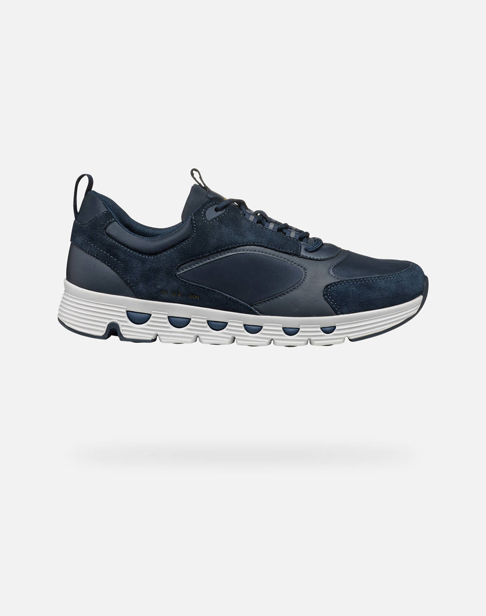 Geox U Spherica Ecub 4 A Nyl+Sued Men Footwear Sneakers Navyblue Leather,Synthetic,Fabric U46Hra0Fu22C4002 C4002 Male Sneakers Blue