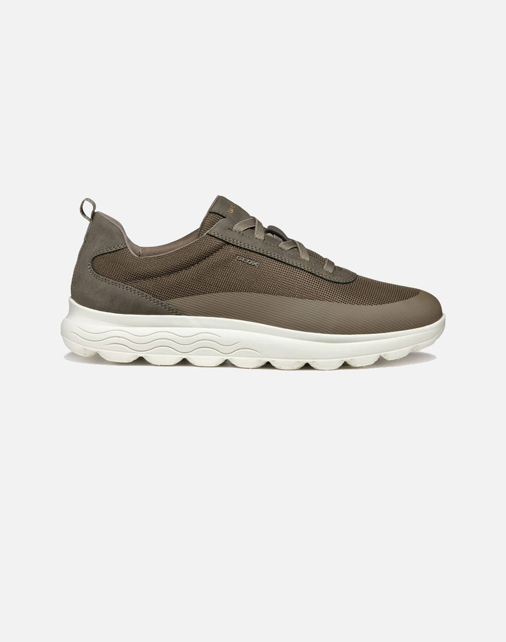 Geox U Spherica A Mesh+Nbk Synt Men Footwear Sneakers Gray Leather,Synthetic,Fabric U46Bya014Ekc1018 C1018 Male Sneakers