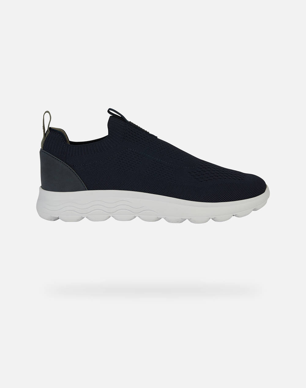 Geox U Spherica A Knitted Text. Men Footwear Sneakers Darkblue Synthetic,Fabric U25Bya0006Kc4343 C4343 Male Sneakers Blue