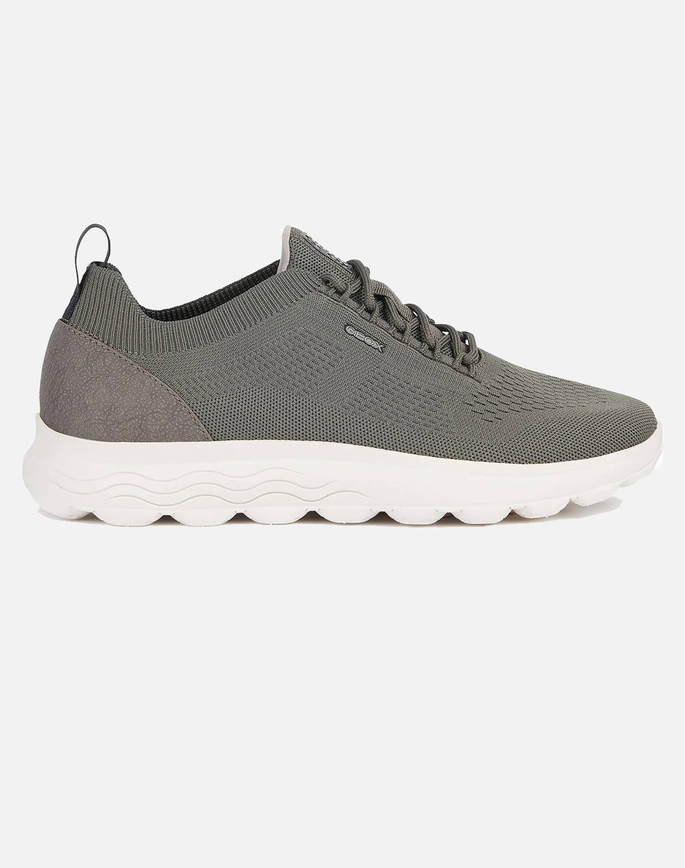 Geox U Spherica A Knitted Text. Men Footwear Sneakers Khaki Synthetic,Fabric U15Bya0006Kc3014 C3014 Male Sneakers Khaki