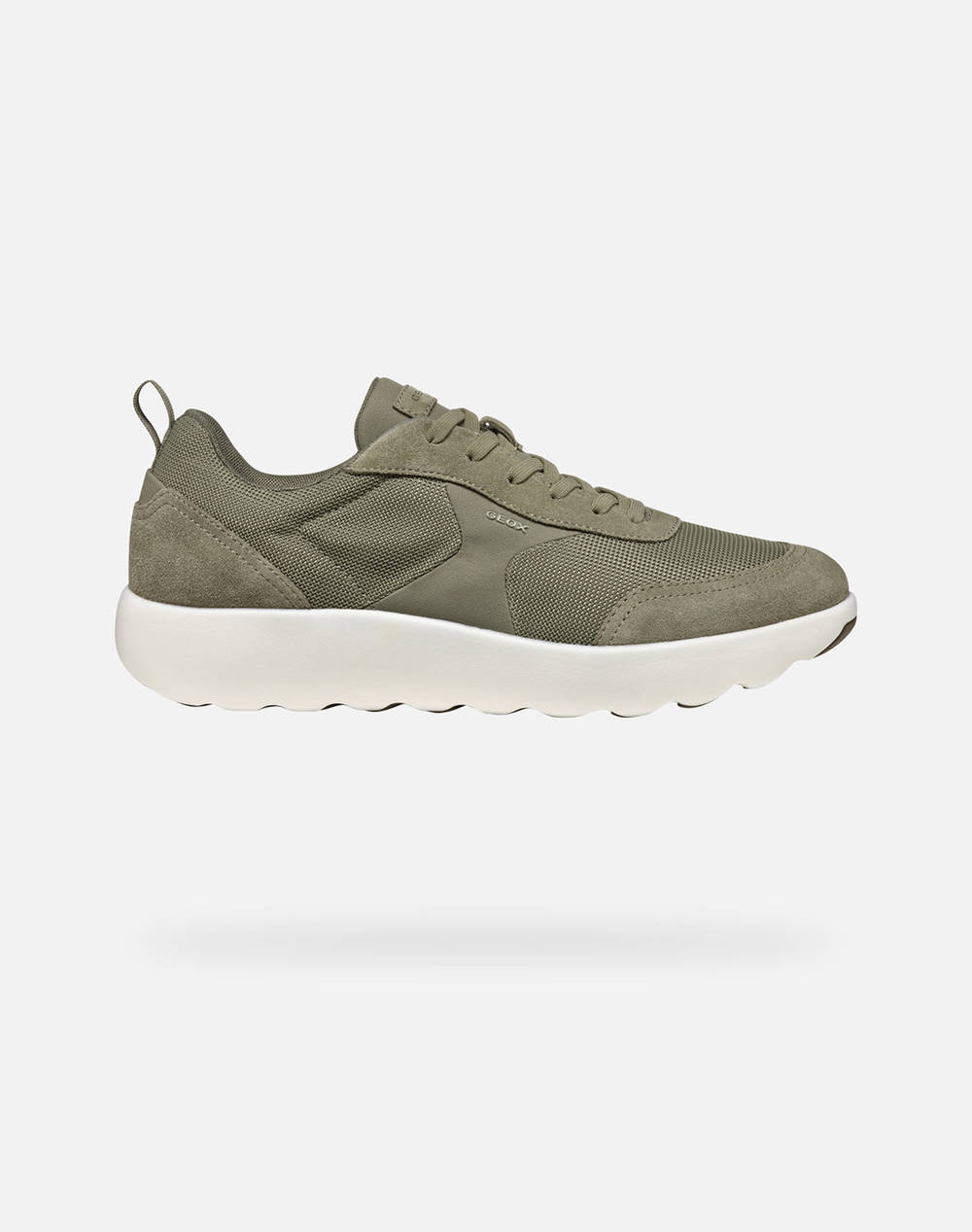 Geox U Xtors D Mesh+Suede Men Sports Shoes Khaki Synthetic U55Lfd01422C3016 C3016 Male Shoes Khaki