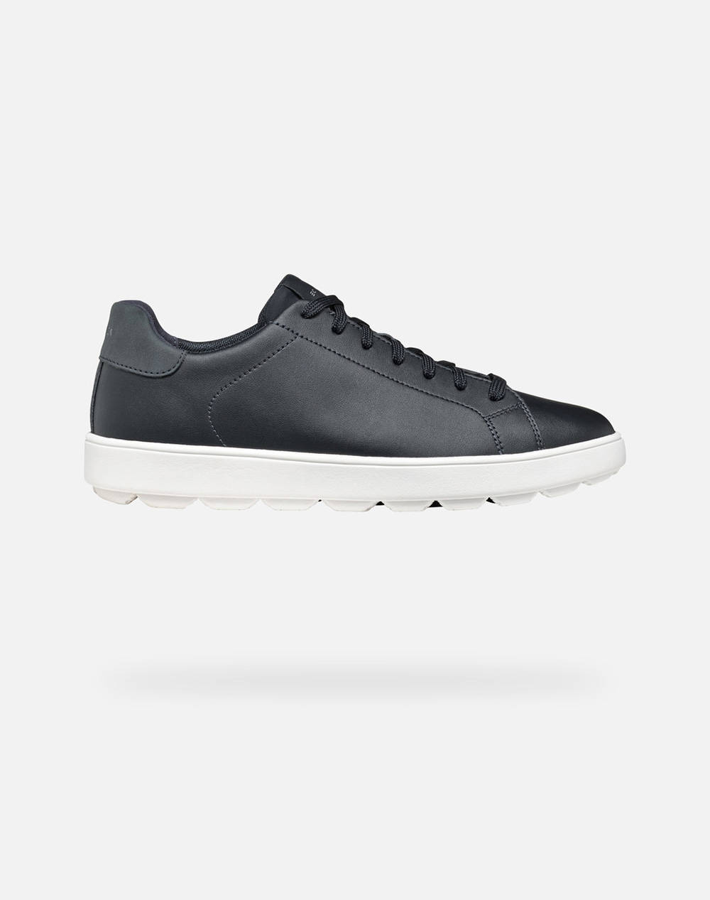 Geox U Spherica Ecub 1 A Coat.Cow Men Footwear Sneakers Navyblue Leather,Synthetic U45Gpa0009Bc4064 C4064 Male Sneakers Blue