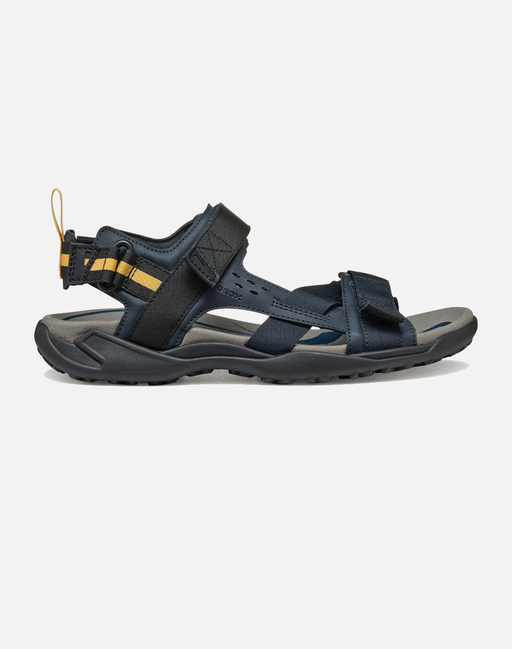 Geox U Terreno + Grip B Te+Nbk Sy Men Footwear Sandals Navyblue Synthetic,Fabric U4550B011Ekc4002 C4002 Male Sandals Blue