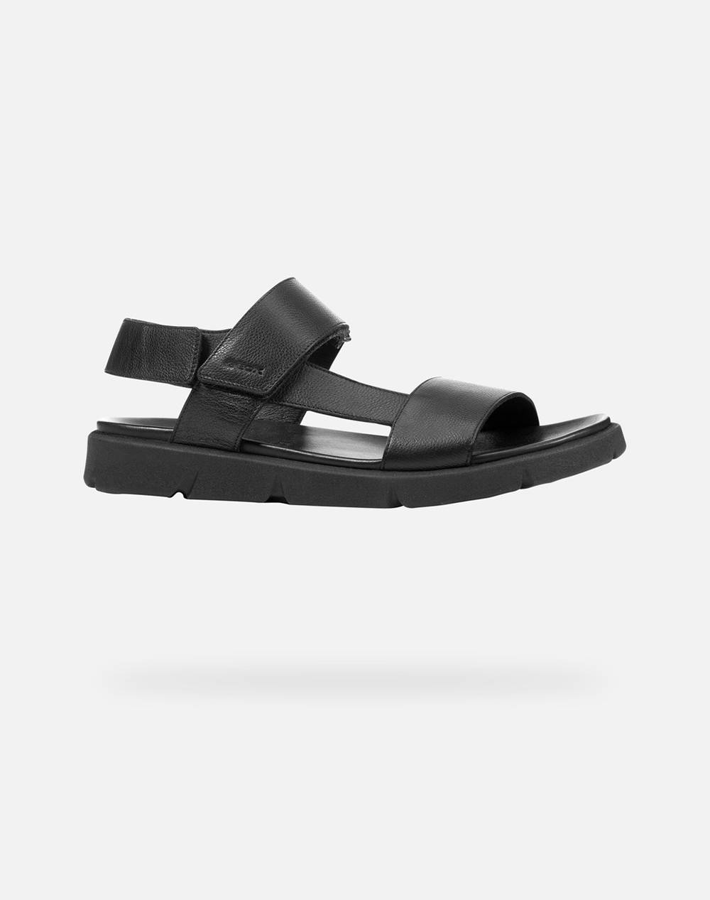 Geox U Xand 2S B Cow Lea Men Footwear Sandals Black Leather U15Bgb0003Cc9999 C9999 Male Sandals Black
