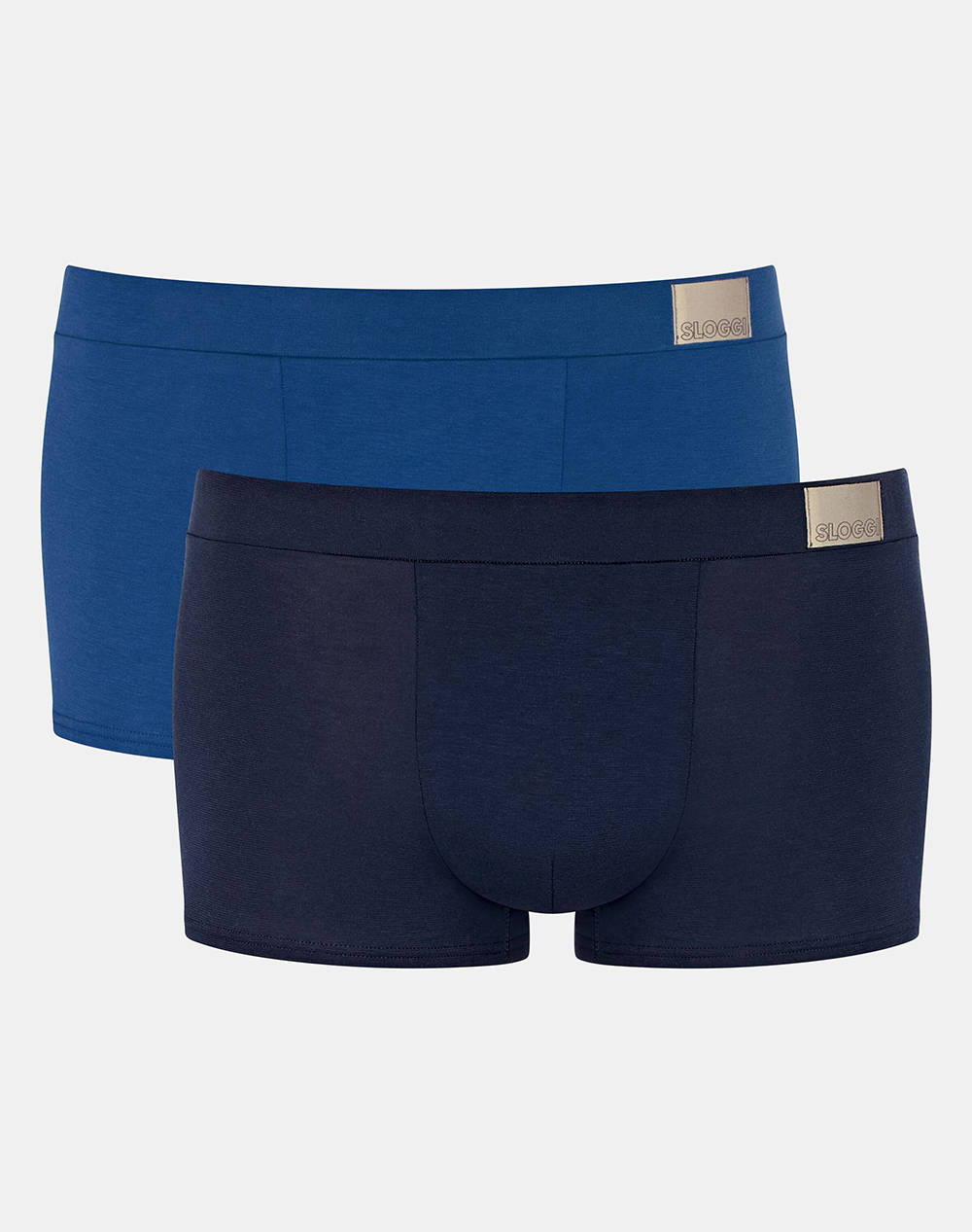 Sloggi Sloggi Men Go Natural H Hipster C2P Men Underwear Briefs Boxer Briefs Blue Cotton,Elastic 10214626 M008 Male Boxer Briefs Blue