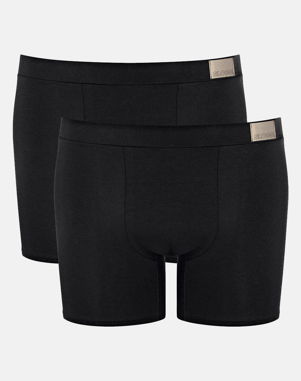 Sloggi Sloggi Men Go Natural H Short C2P Men Underwear Briefs Boxer Briefs Black Cotton,Elastic 10214622 0004 Male Boxer Briefs Black