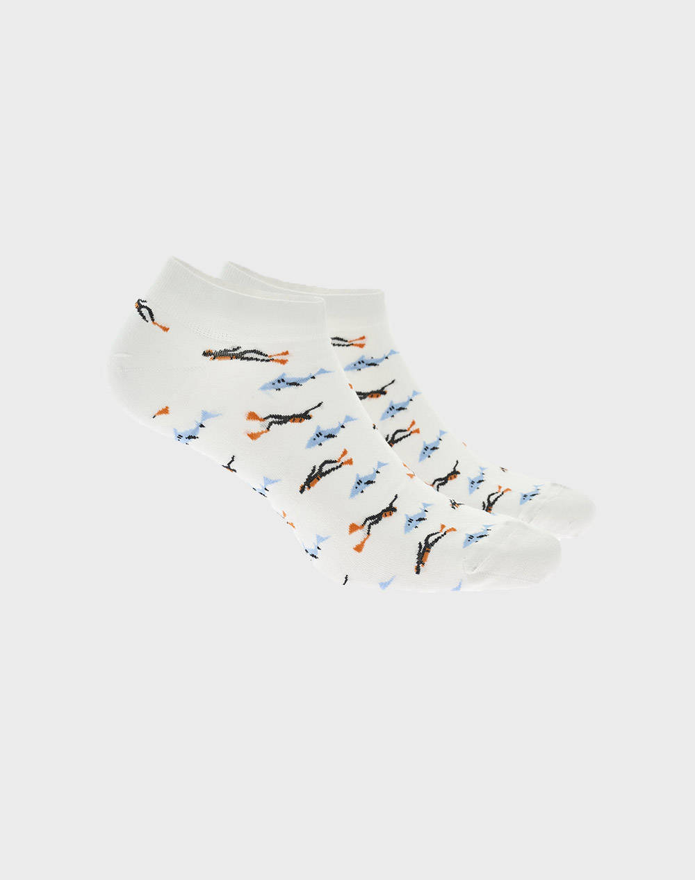 Walk Men''S Bamboo Socks With Pattern Men Accessories Socks White Elastic,Synthetic W324 18 01/Λευκο Male Socks