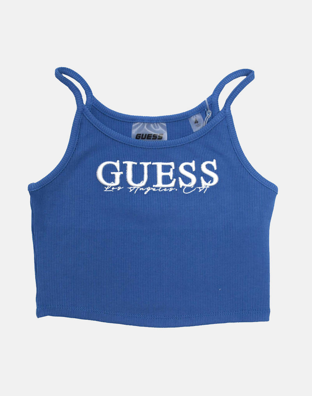 Guess Rib Sl Top_Mini Me Eco Smooth Girly Rib 435 Kids T Shirt Girl Kids Girl Clothes Shirts Blue Viscose,Synthetic J5Gi37K8Rt2 G7Er Female Shirts