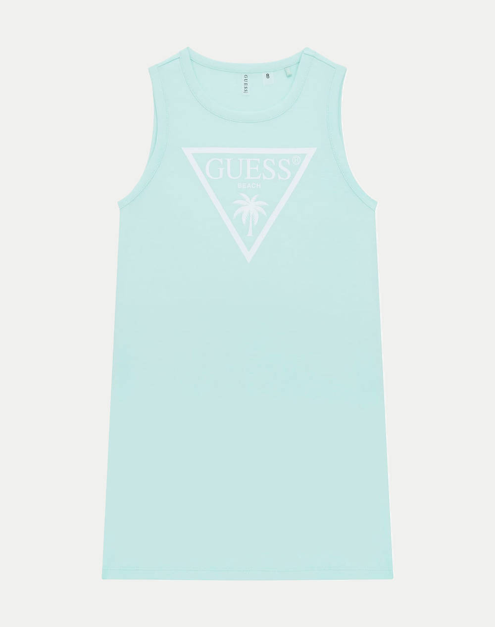 Guess Jersey Sl Dress_Mini Mid Organic Coloured Jersey Dress G Kids Girl Clothes Dresses Mintgreen Cotton J4Gk35Ja914 G7Ek Female Dresses Green