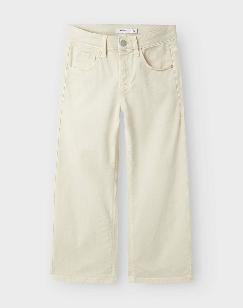 Name It Nkfrose Wide Twi Pant 1115 Tp Noos Παιδι Κοριτσι Ρουχα Παντελονι Ivory Βαμβακιμε Ελασταν 13211632 Turtledove Για Κορίτσι