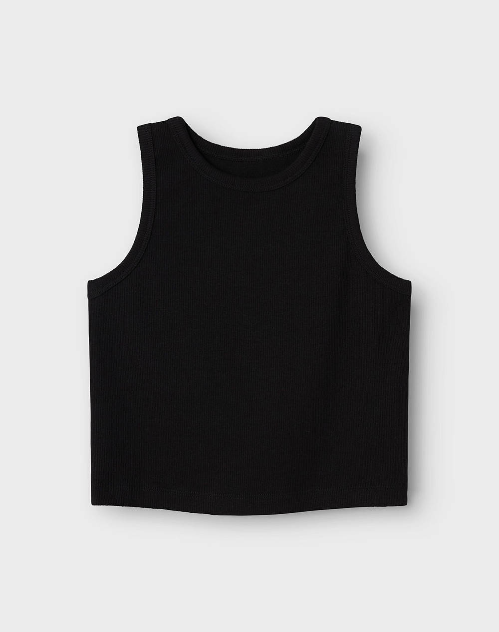 Name It Nkfnakal Sl Short Top Noos Παιδι Κοριτσι Ρουχα Μπλουζες Black Βαμβακιμε Ελασταν 13236672 Black Για Κορίτσι