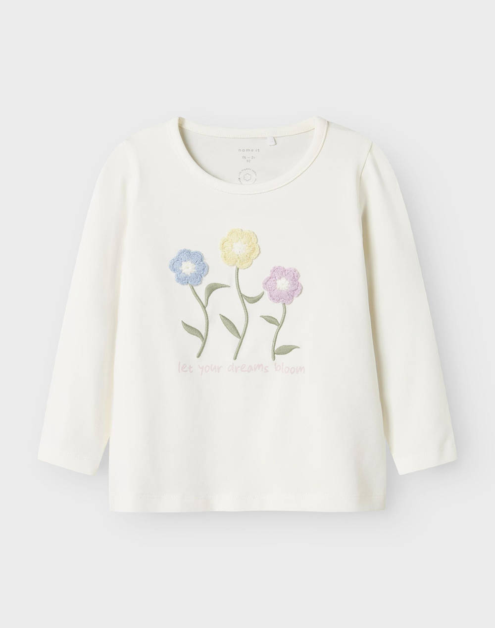 Name It Nmftays Ls Top Παιδι Κοριτσι Ρουχα Βρεφικα Offwhite Βαμβακιμε Ελασταν 13242747 Cloud Dancer Για Κορίτσι