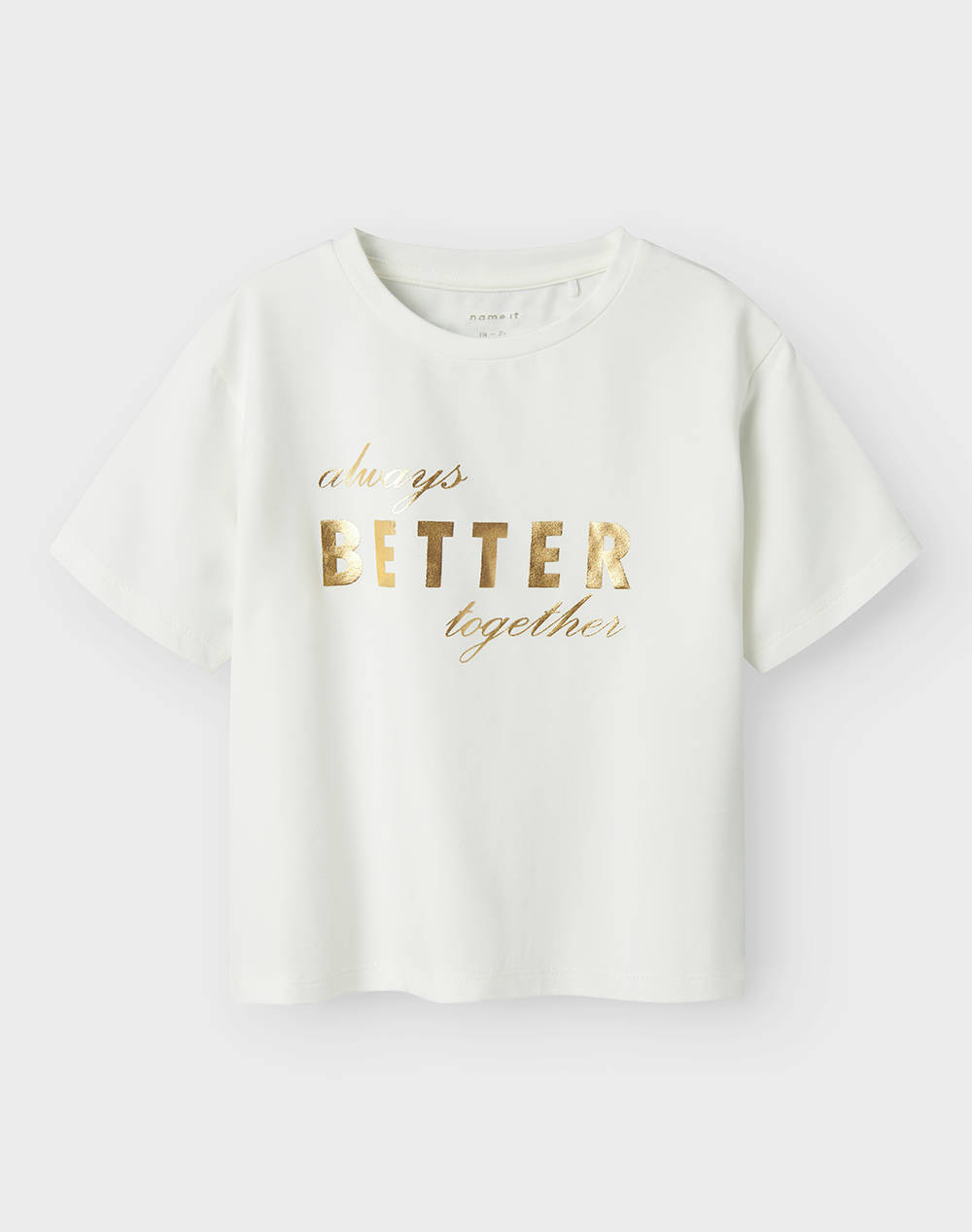 Name It Nmfbrira Nreg Ss Top Παιδι Κοριτσι Ρουχα Βρεφικα White Βαμβακιμε Ελασταν 13240257 Cloud Dancer Για Κορίτσι