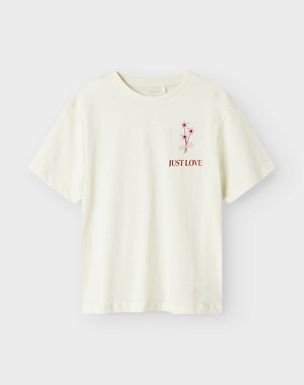 Name It Nkfbetria Ss Nreg Top Pb Kids Girl Clothes Shirts Ecru Cotton 13237896 Sea Salt Female Shirts