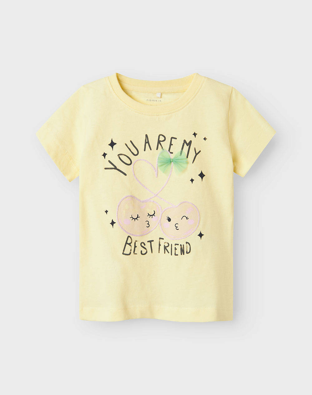 Name It Nmfbethany Ss Top Box Kids Girl Clothes Baby Yellow Cotton 13237842 Pastel Yellow Female Baby