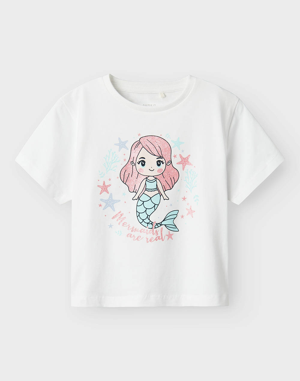 Name It Nmffrejane Ss Nreg Top Kids Girl Clothes Baby Offwhite Cotton,Elastic 13238061 Lucent White Female Baby