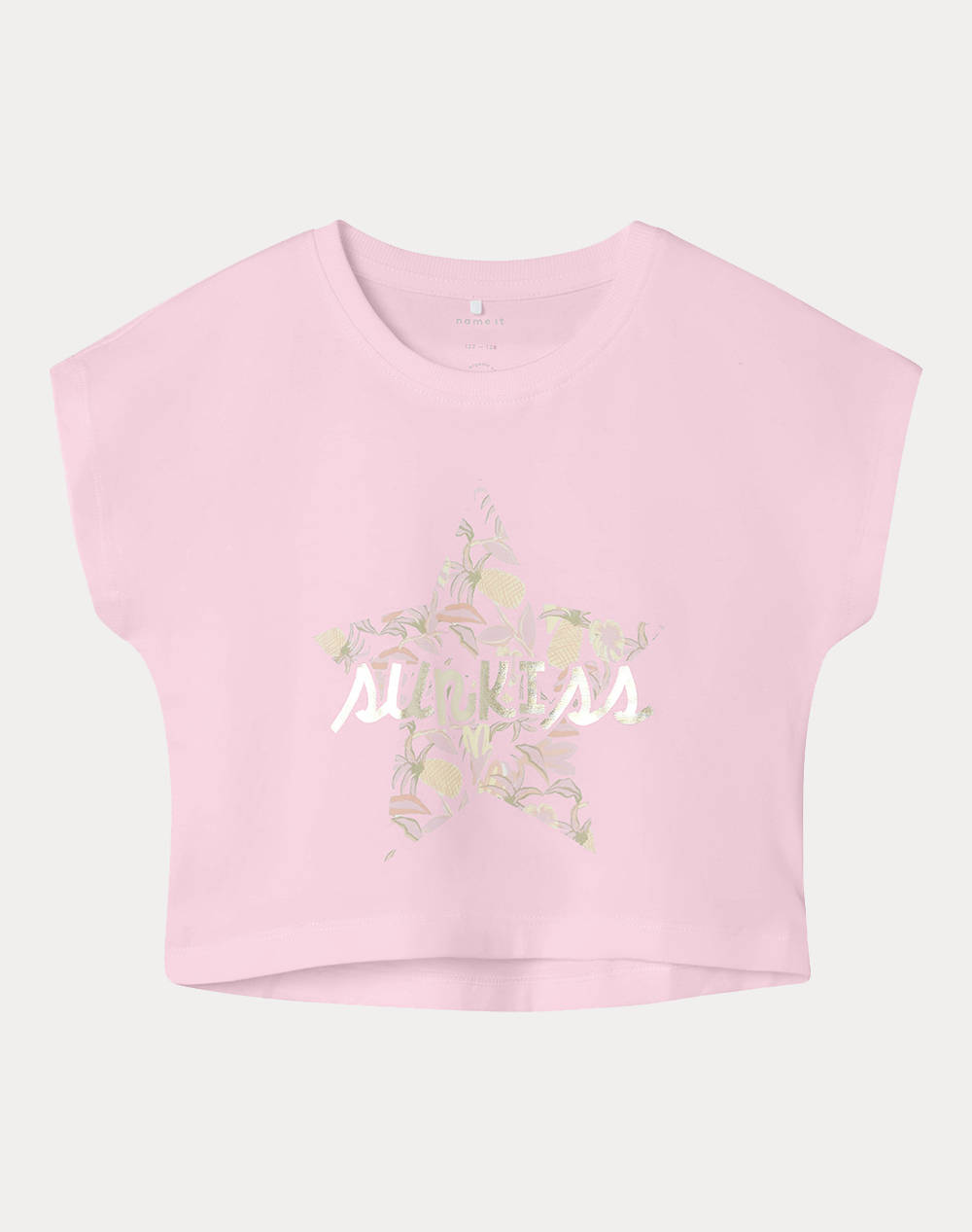 Name It Nkffrida Capsl Crop Top Ps Kids Girl Clothes Shirts Pink Cotton 13242186 Ballerina Female Shirts