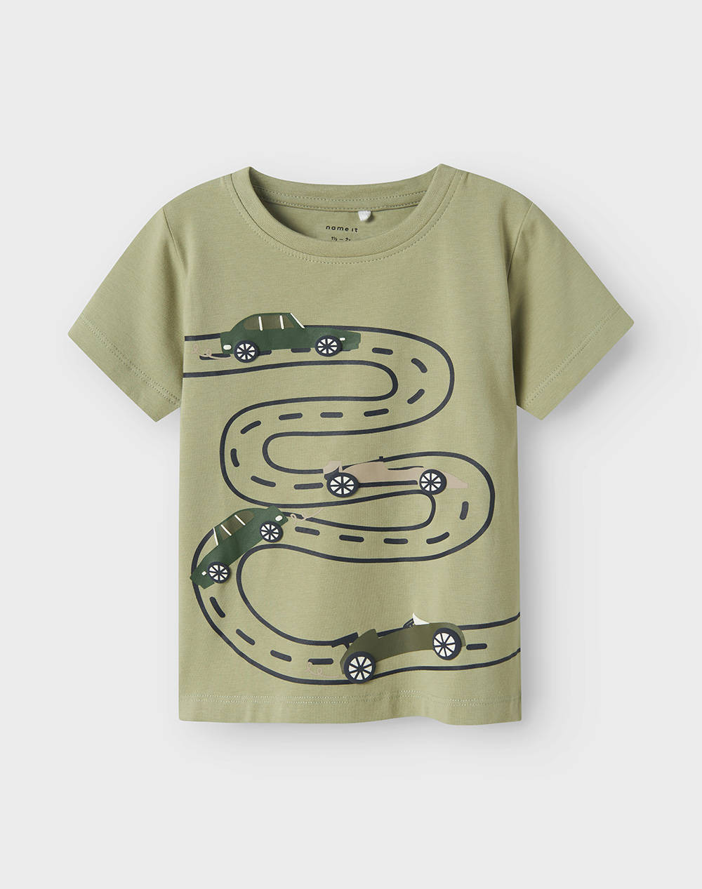 Name It Nmmborris Ss Top Box Kids Boy Clothes T Shirts Olive Cotton,Elastic 13238894 Tea Male T-Shirts