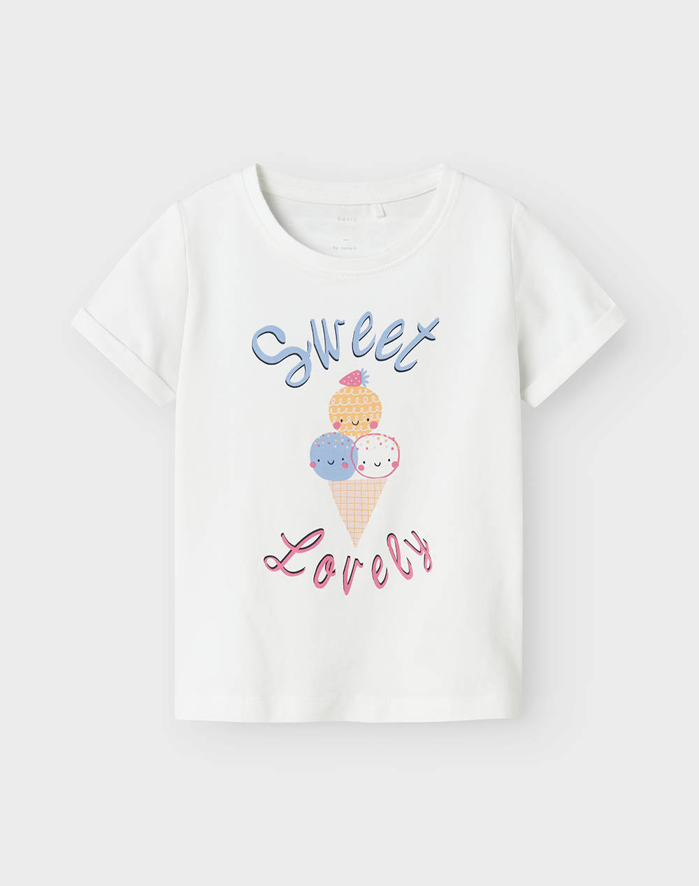 Name It Nmfvix Ss Top Kids Girl Clothes Shirts White Cotton,Elastic 13228145 Bright Whitesweet Female Shirts